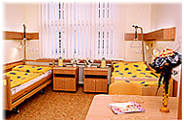Patientenzimmer in der Schönheitsklinik Kyjov/ Brünn 